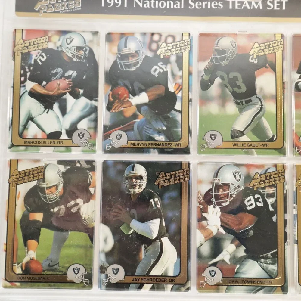 Los Angeles Raiders Action Packed 1991 National Series TEAM Set Bo Jackson NEW